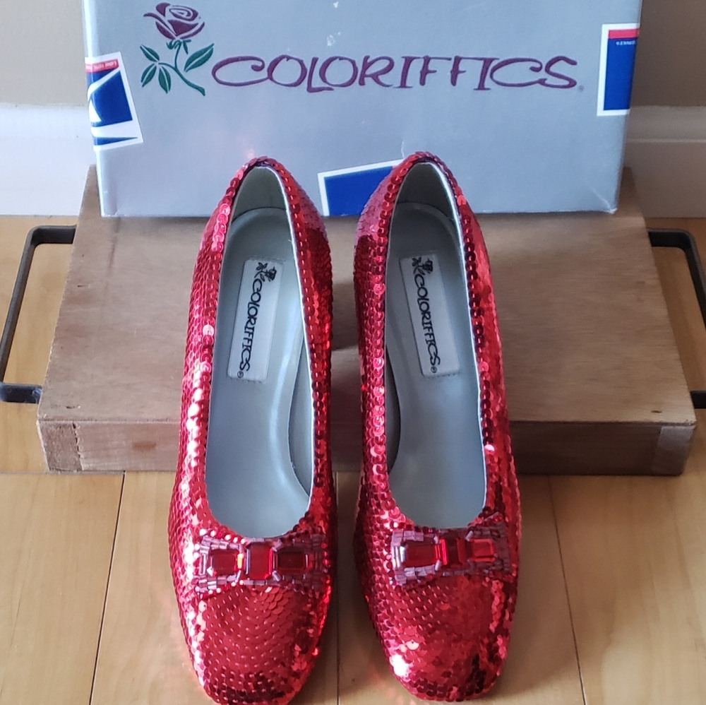 🧙‍♀The Wizard of Oz Dorothy Cosplay Ruby Slippers - Picture 3 of 7